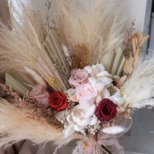 Wedding Bouquet Preserved Flowers Rustic – Buket Bunga Pengantin Awet & Elegan