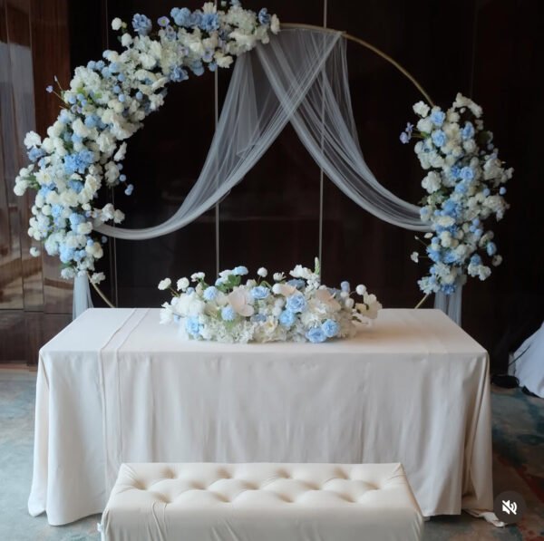 Sewa Backdrop Akad Nikah & Holy Matrimony | Dekorasi Wedding Ring Backdrop - Image 2